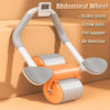 Abdominal Wheel Automatic Rebound Elbow Support Anti-Slip Fitness Roller Train