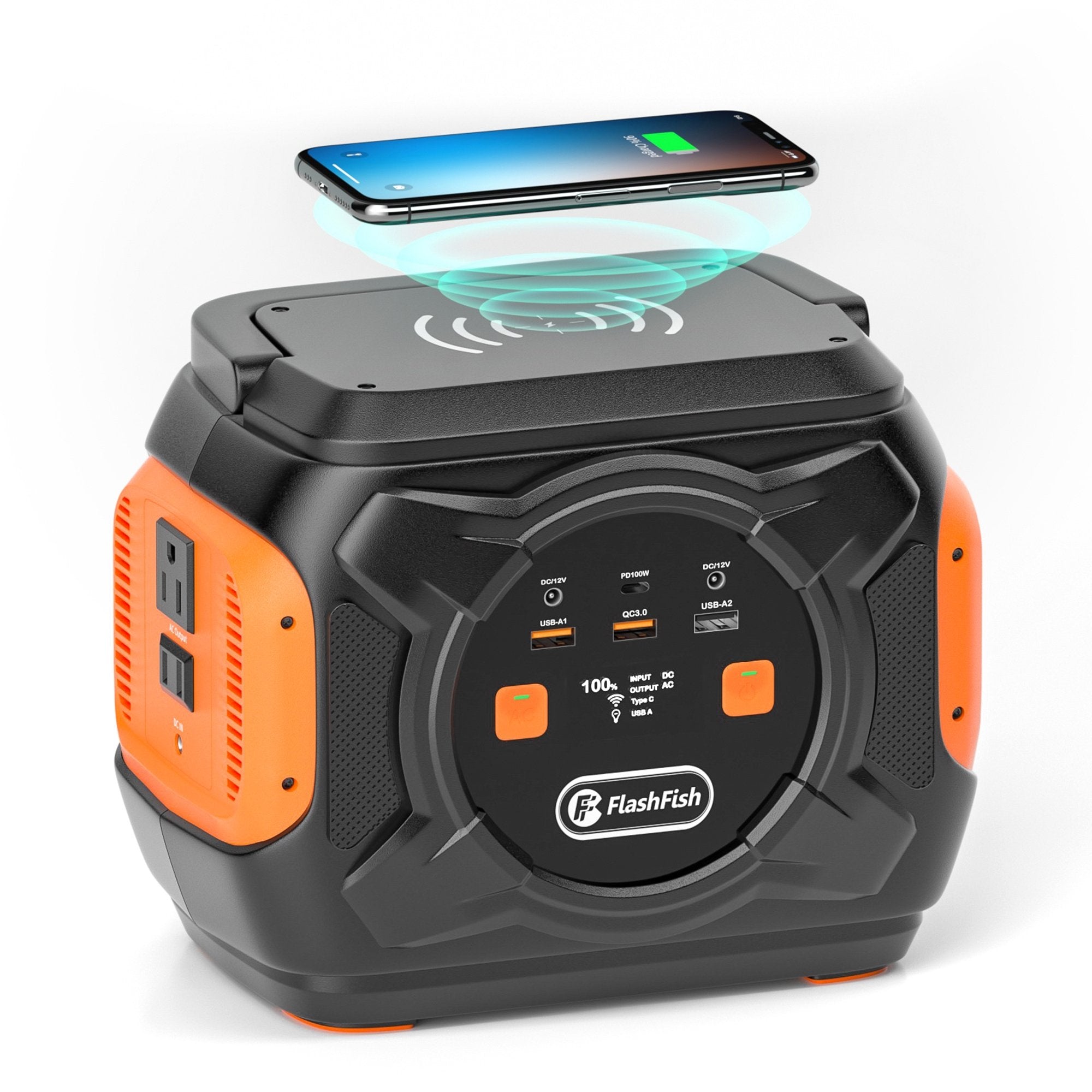 320W Portable Emergency Power Supply with Wireless Charger - Crafted Wolf