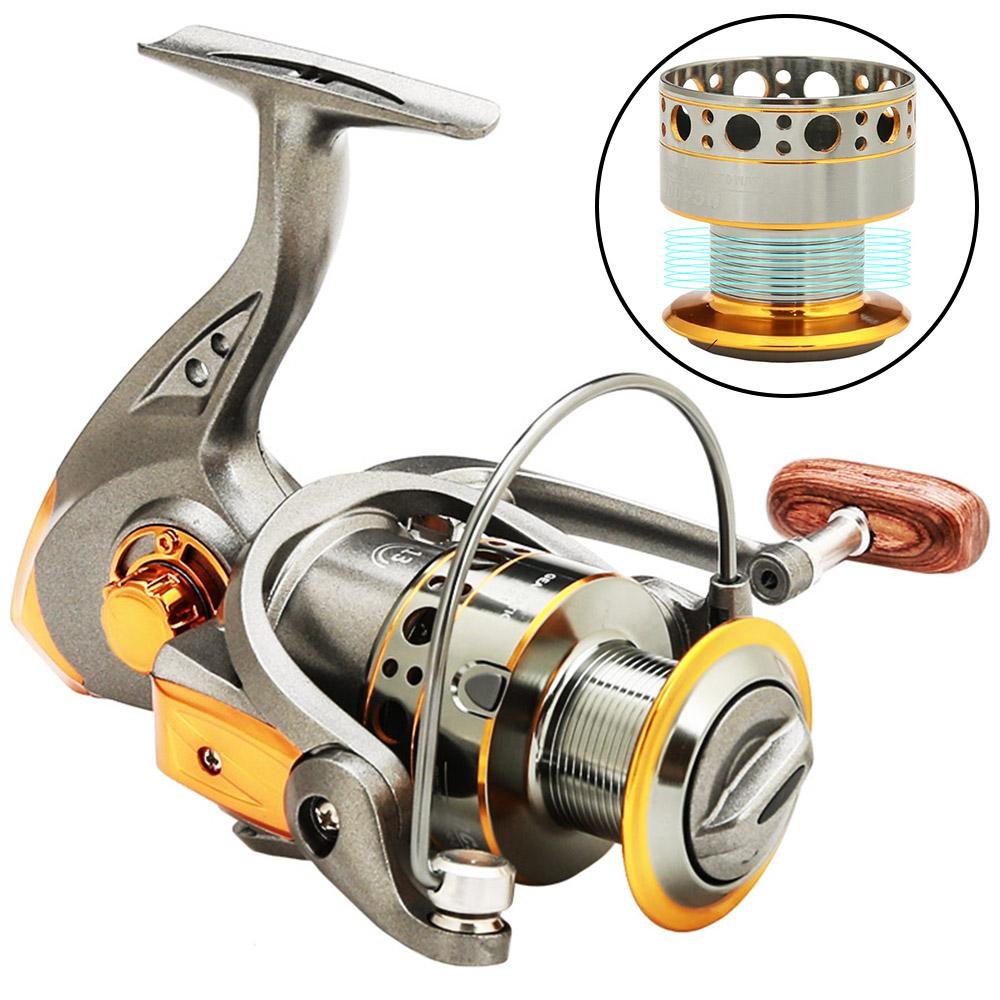 Spinning Fishing Reels 13BB Light Weight Ultra Smooth Powerful Reels - Crafted Wolf